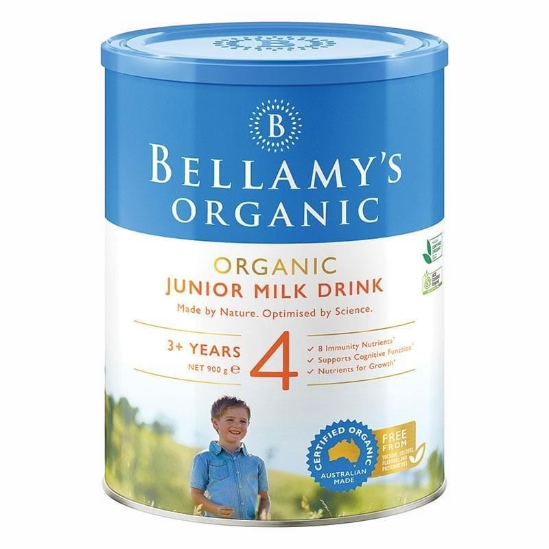 Bellamy's Organic Junior Milk Drink Step-4 (Age = 3+) (900 G)